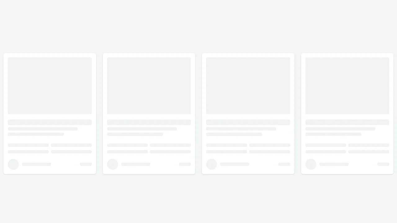 Tailwind CSS Complex Loading Skeleton