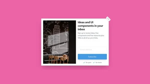 Collection of free Tailwind CSS modal window components from Codepen and other resources