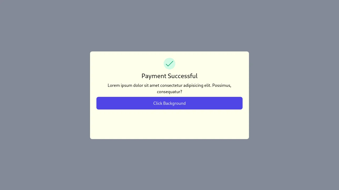 Modals with Tailwind