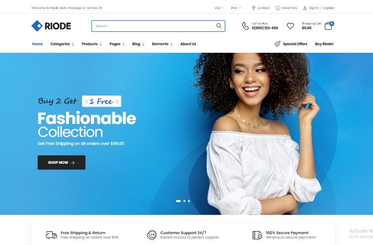 MERN stack eCommerce template