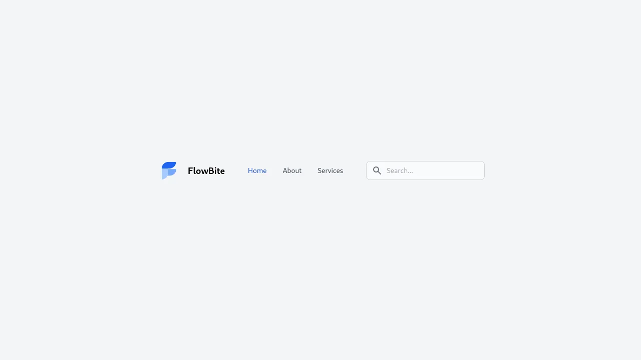 Responsive Tailwind CSS Navbar