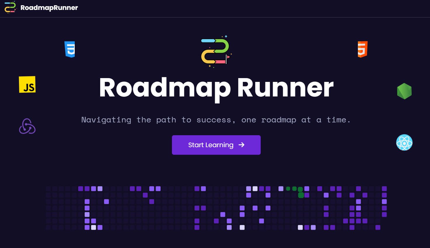 Roadmap Runner App using React and Firebase