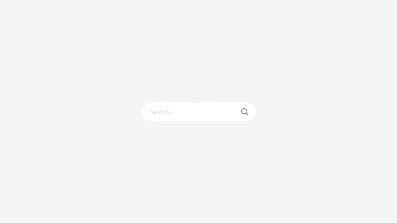Search Input Full Rounded