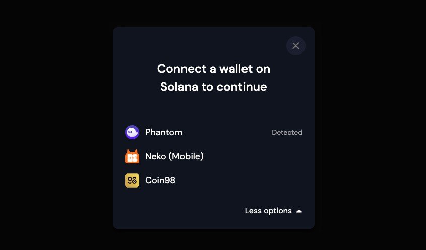 Neko wallet adapters for Solana applications