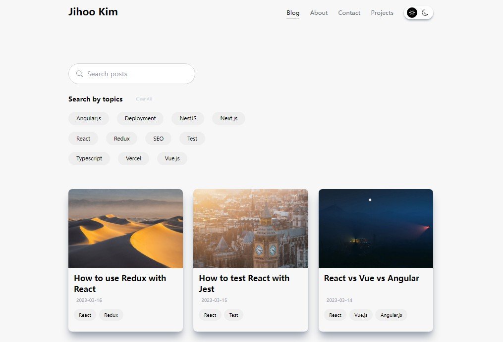 Next.js blog template that uses Notion as CMS