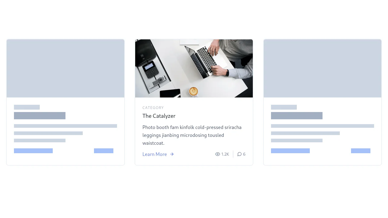 Tailwind - Skeleton Loading