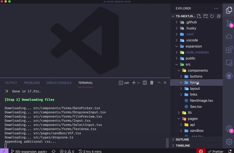 Next.js + Tailwind CSS + TypeScript starter packed with useful development features