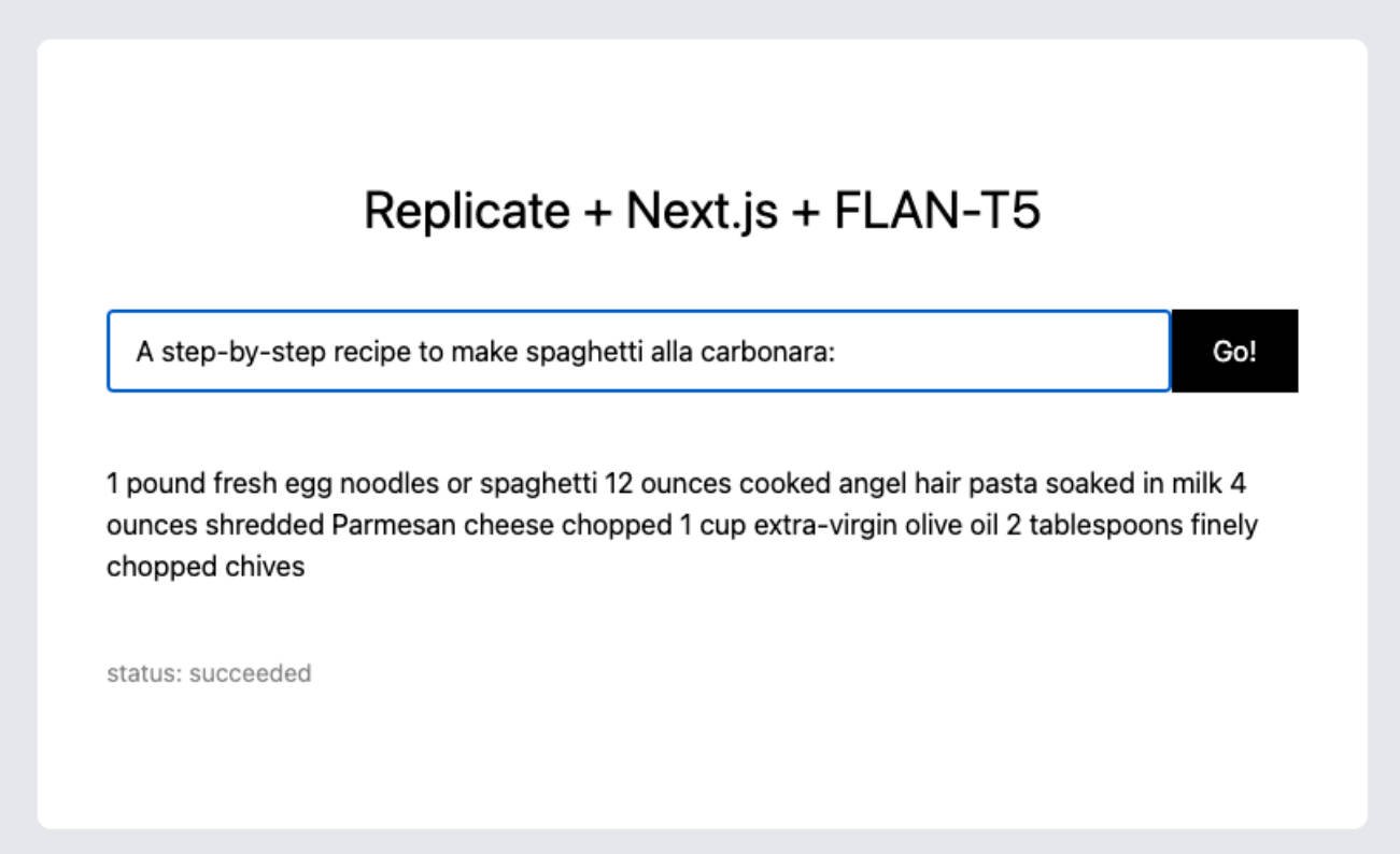 Next.js template for running language models with Replicate