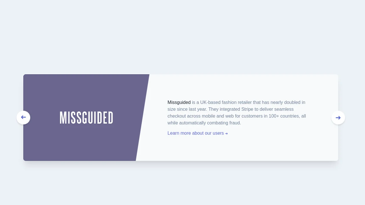 Stripe Carousel Clone