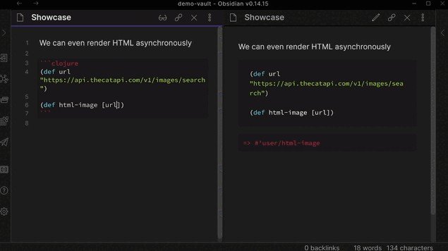 Obsidian Wielder: Clojure inside your Obsidian documents