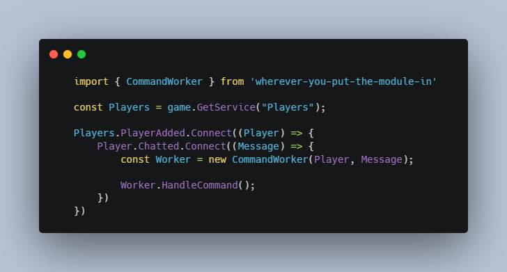 On-point, Fast, Open-source, Community-based Chat Command Handler for Roblox Servers