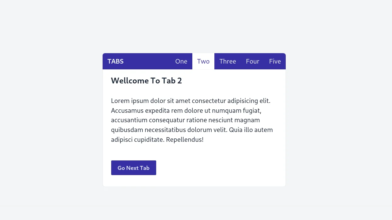 Interactive Tabs