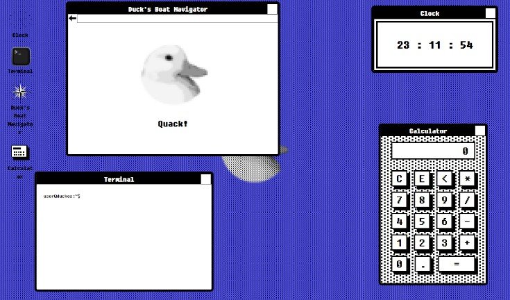 A (fake) web-based OS. Made with React, Vite and Typescript
