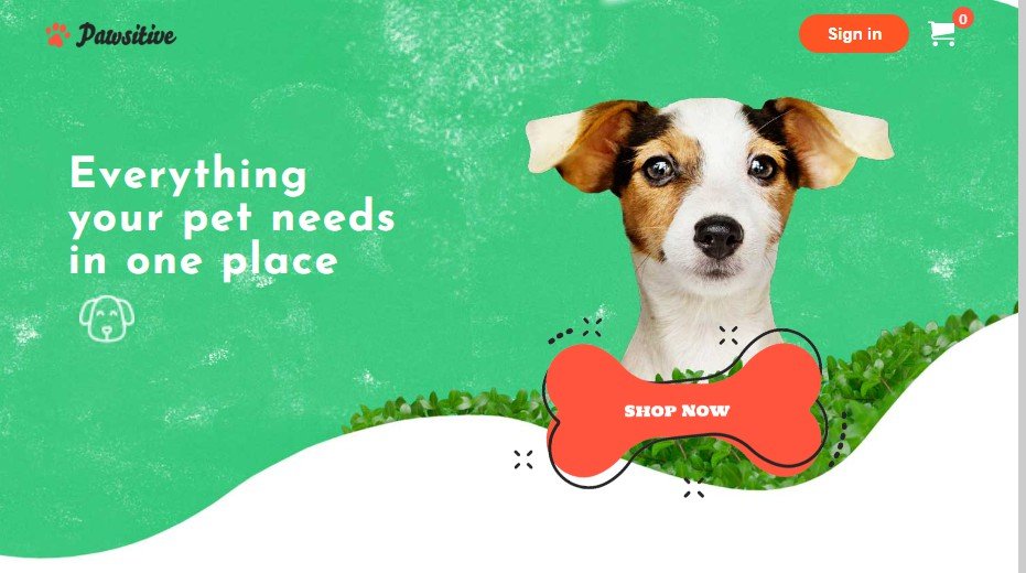 Pawsitive - A React Application that allows users to explore all what their pet needs