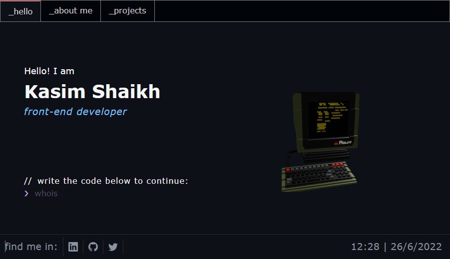 Personal Portfolio build using Next js, Three js, and Framer Motion