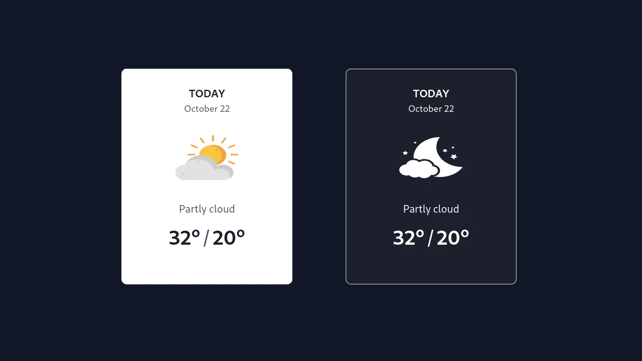 Weather Cards