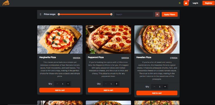 Pizza Fleet - Built from scratch with MERN Stack