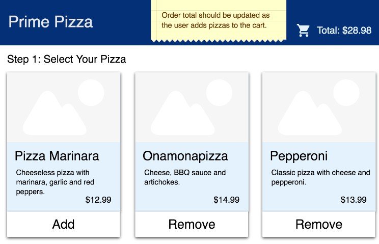 Pizza Parlor App Built with React.js
