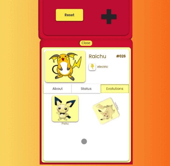 Pokédex created with Reactjs