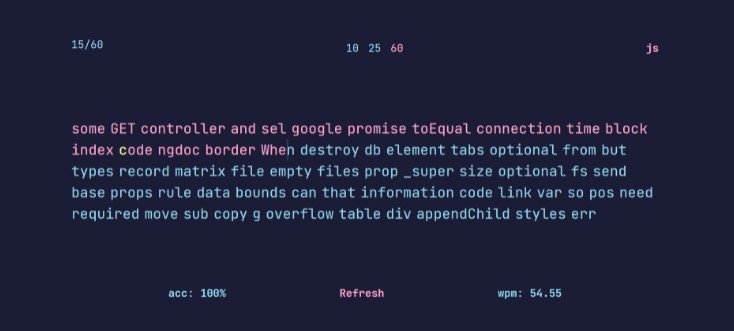 Practice code-typing with top 1000 keywords of the most popular programming languages