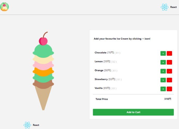 Prashanta - Beautiful Ice Cream Builder UI Using React.js
