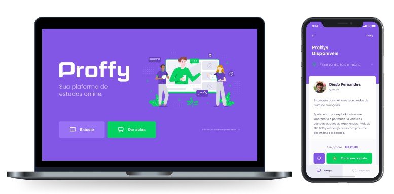 Proffy - An online study platform that helps people find teachers online