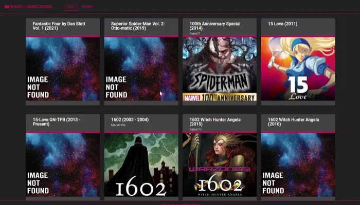 Project for angular studies, aims to list and search Marvel API Comic Series