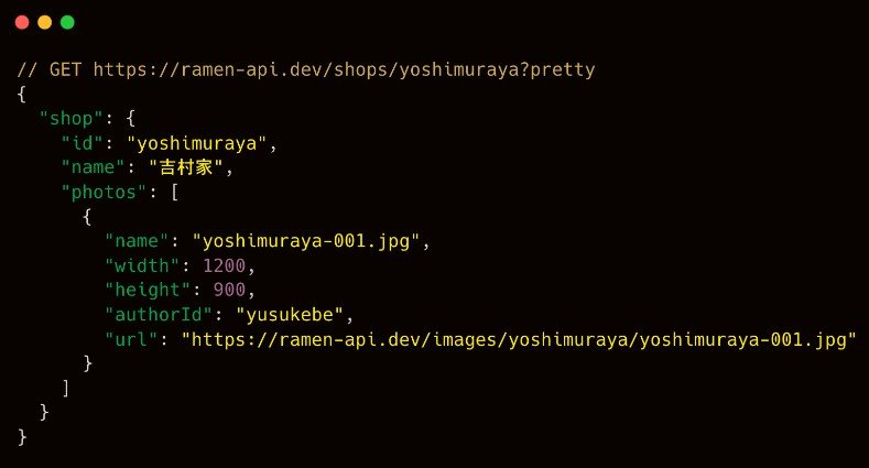 Ramen API: A free Web API for prototyping your React web pages