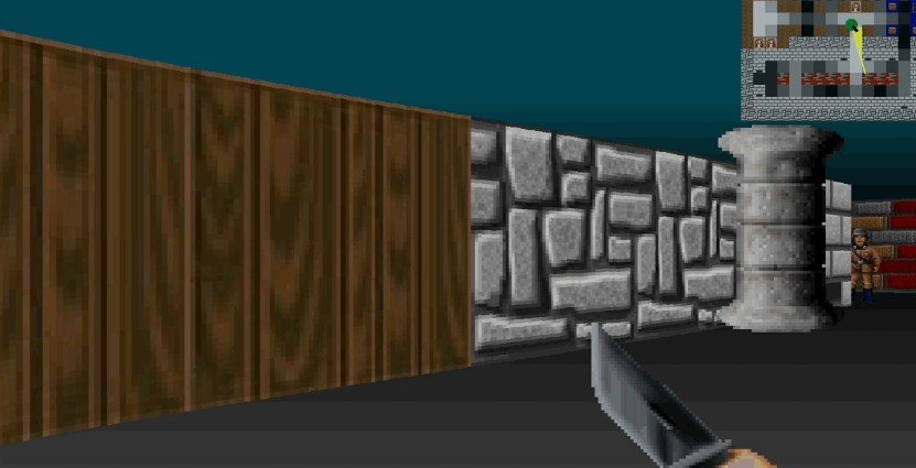 Raycasting algorithm that renders pseudo 3D scene in HTML using React