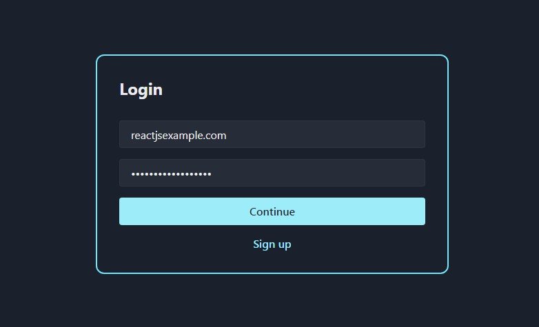 React and Firebase Boilerplate Example