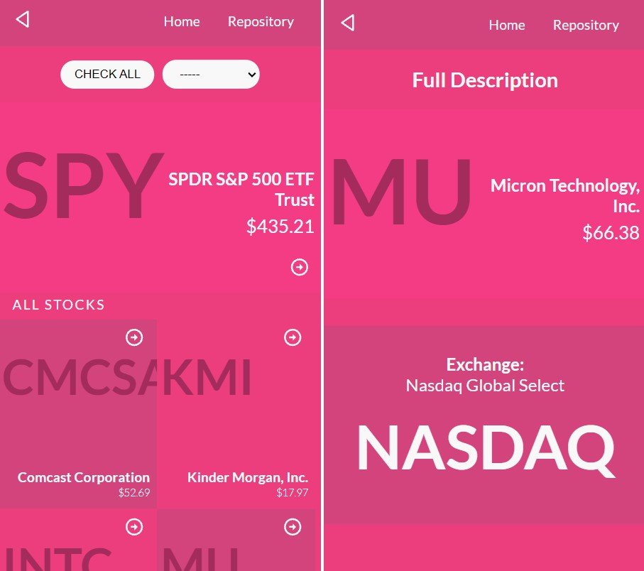 React Capstone Project: Stock API