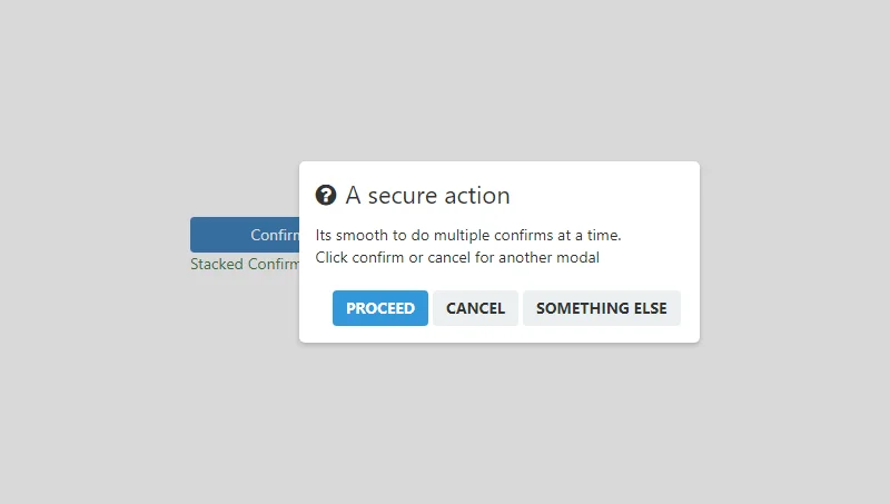 Collection of free jQuery confirm examples and plugins