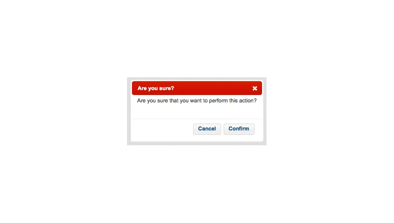 jQuery Easy Confirm Dialog Plugin