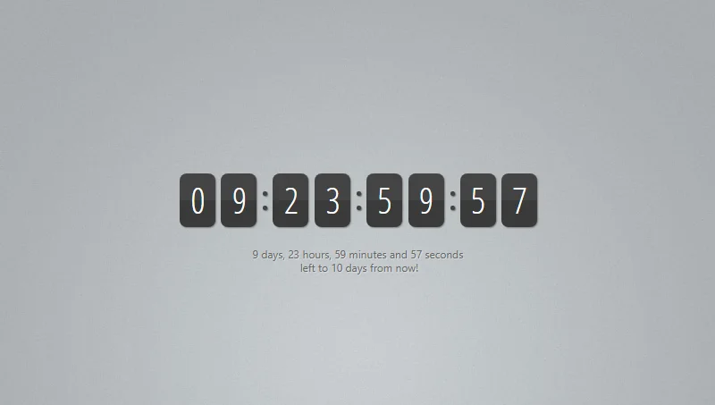 jQuery Countdown
