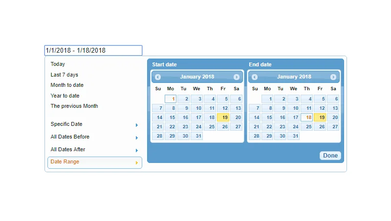 jQuery UI Date Range Picker