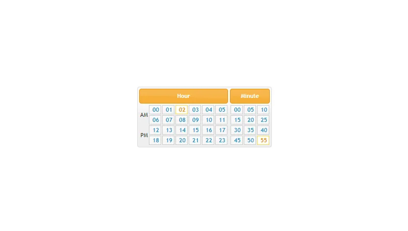 Timepicker