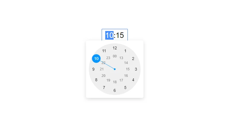 Clock Timepicker