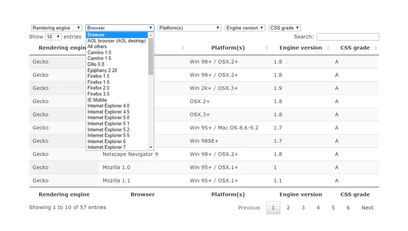 ColumnFilterWidgets