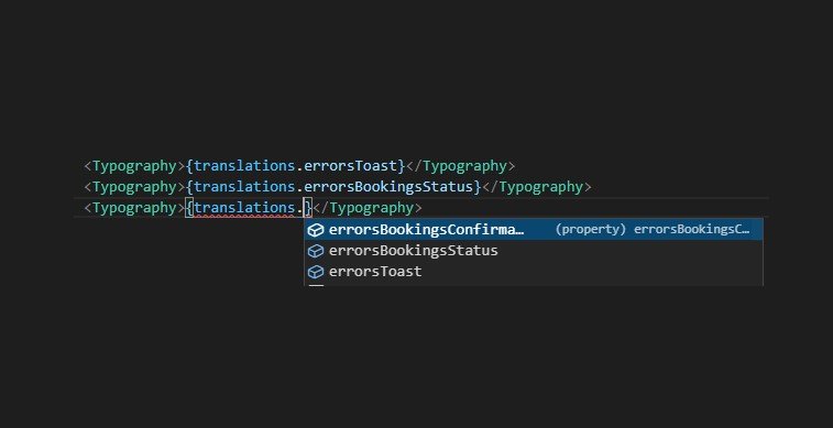 React hook that dynamically types your translations
