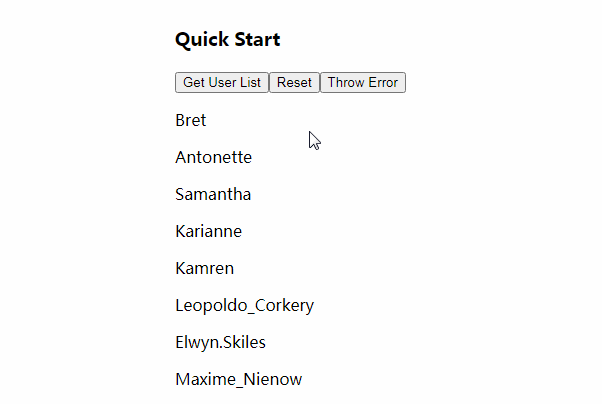 React hook to execute and watch async function