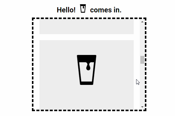 React hook to monitor an element enters or leaves the viewport