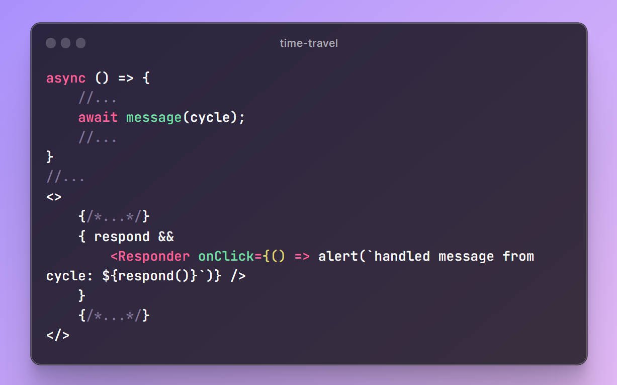 React hooks for async communication
