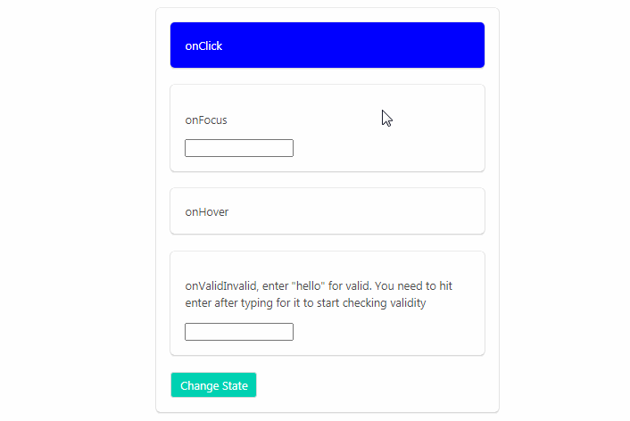 React hooks for easy event listener management