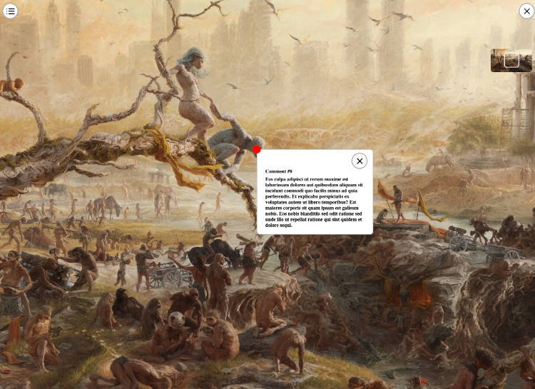 React Image Pan And Zoom With Commenting