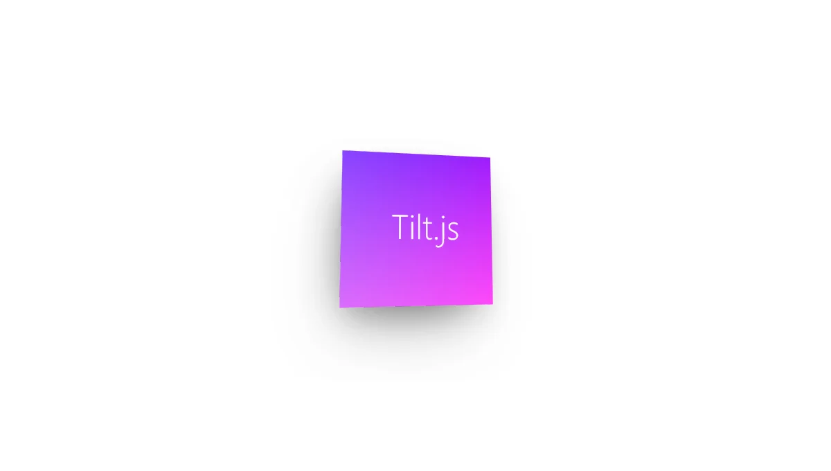 Tilt.js