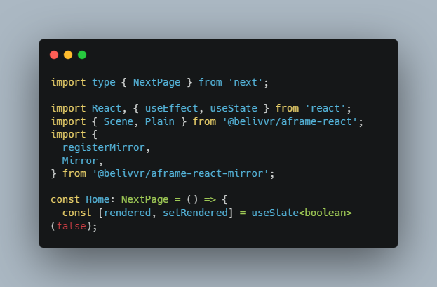 A-Frame React Immersive Stereoscopic Video Component
