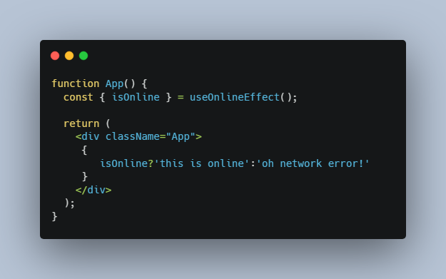 React Network Detection Hooks