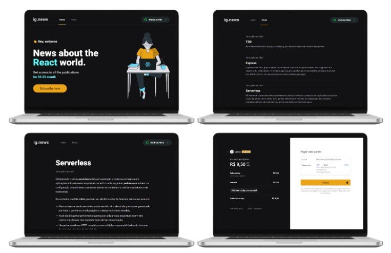 React news site with Next.js