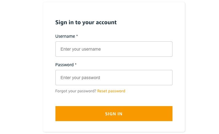 React SPA App with Serverless Backend and Congito Auth Demo