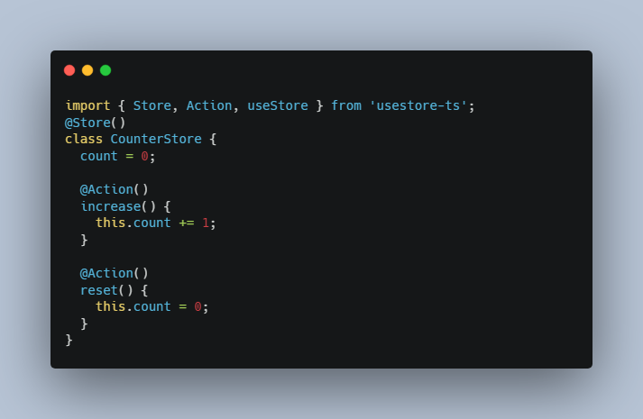 React state management library
